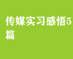 傳媒實(shí)習(xí)感悟5篇