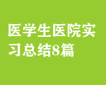 醫(yī)學(xué)生醫(yī)院實(shí)習(xí)總結(jié)8篇