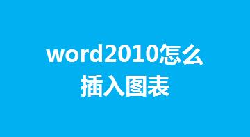 word2010怎么插入圖表
