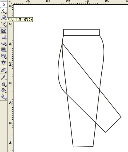 CorelDraw12制作休閑褲教程_軟件自學網(wǎng)