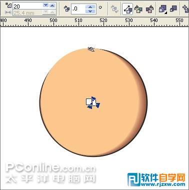 Coreldraw教程:造型工具和交互式工具 Coreldraw繪制一個滑稽可愛的不倒翁_軟件自學(xué)網(wǎng)